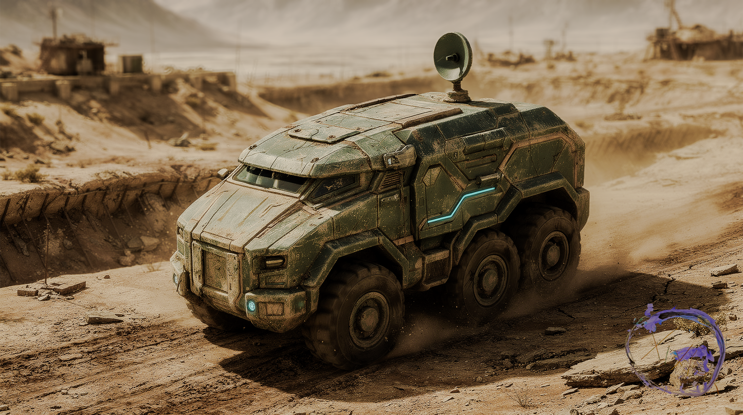 Axtlan Formation Vehicle Concept Art #2 digital artwork preview