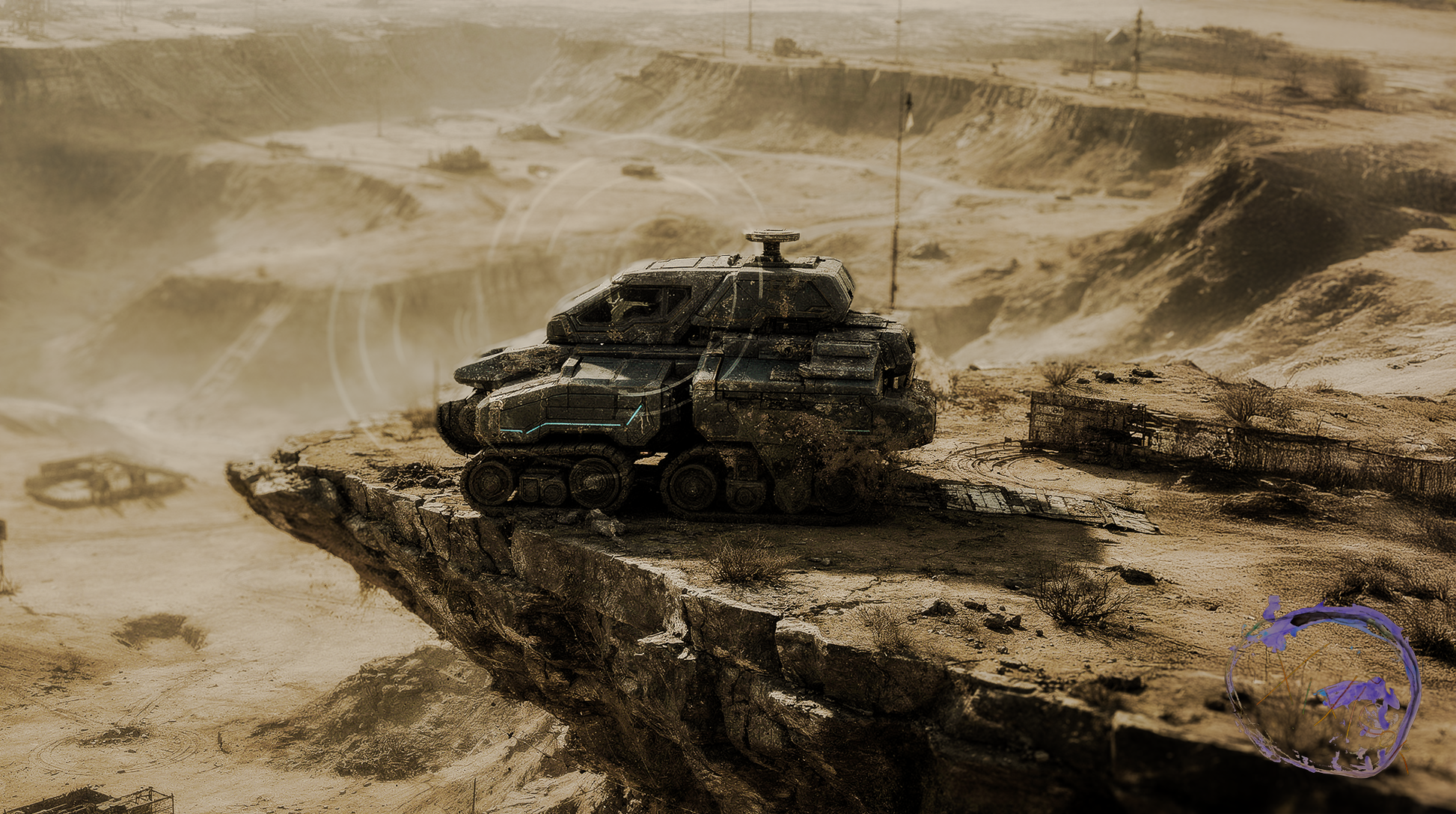 Axtlan Formation Vehicle Concept Art #3 digital artwork preview
