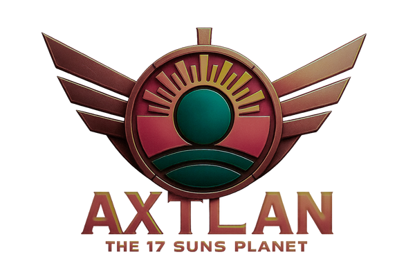 Axtlan The 17 Suns Planet official logo