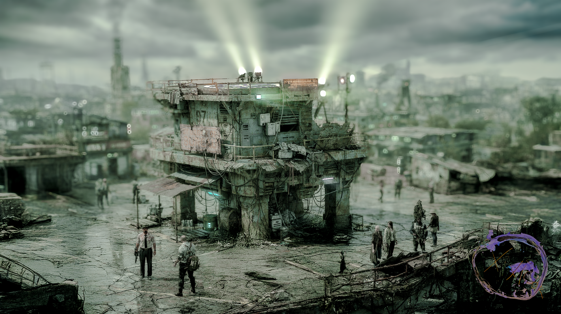 Axtlan Rats Building Concept Art #11 digital artwork preview