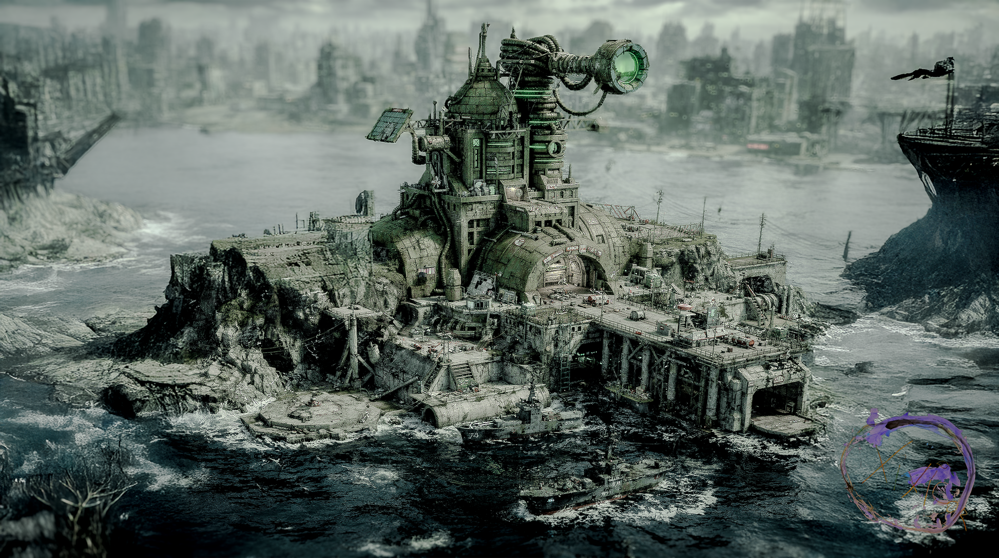 Axtlan Rats Building Concept Art #14 digital artwork preview