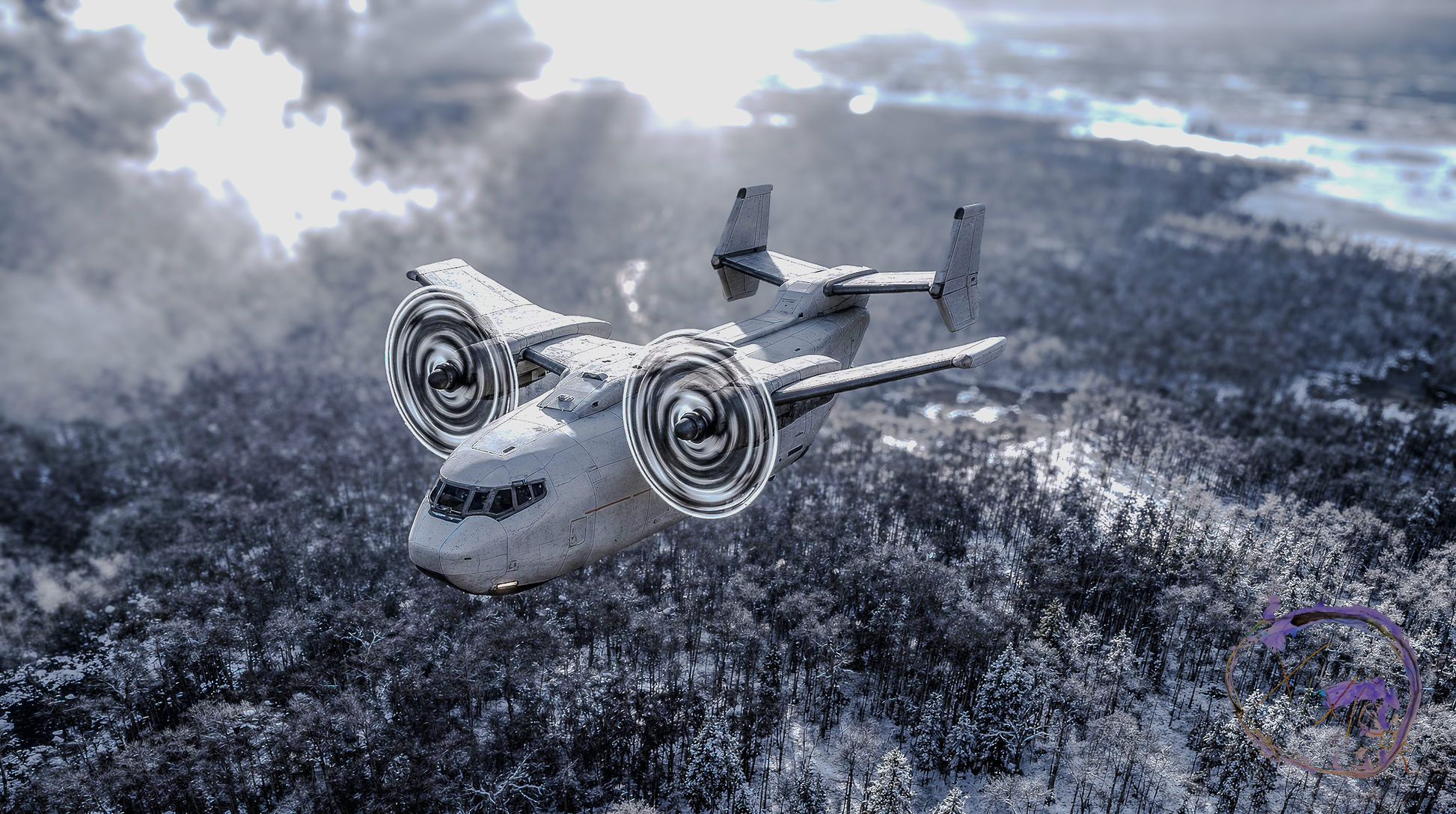 Axtlan Sirocco Vehicle Concept Art #8 digital artwork preview