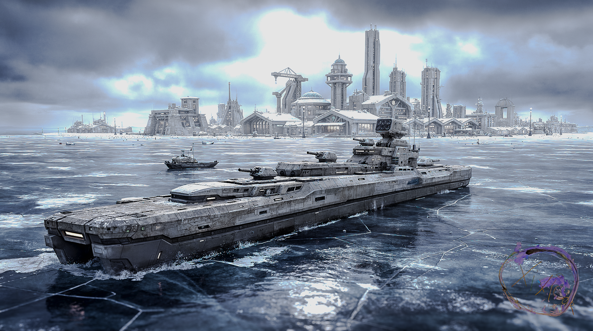 Axtlan Sirocco Vehicle Concept Art #9 digital artwork preview