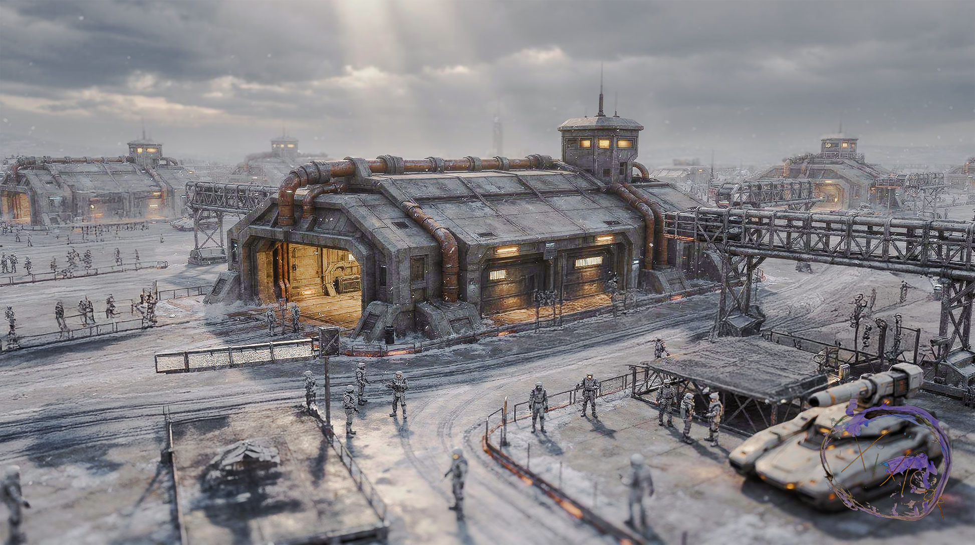 Axtlan Sirocco Building Concept Art #7 digital artwork preview